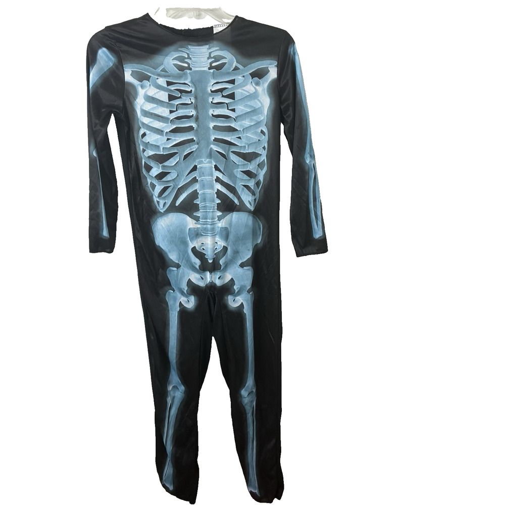 Hyde and Eek Boutique Kids' X-Ray Skeleton Halloween Costume Size Medium 8-10